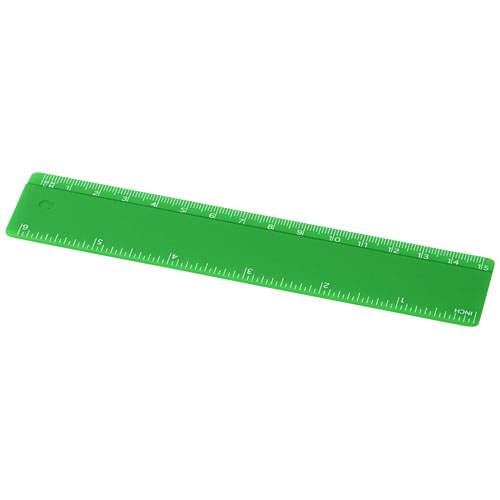 Règle en plastique recyclé personnalisable 15 cm Refari Vert 